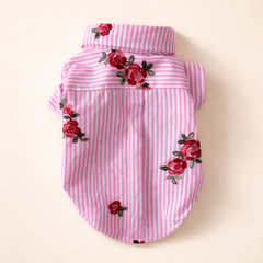 Camicia Positano Rosa | Abbigliamento per Barboncini