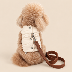 Pettorina Piumino per cani | Eleganza e Confort per Barboncini