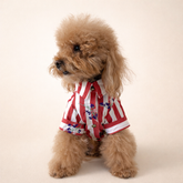 Camicia Portofino Rossa | Abbigliamento per Barboncini