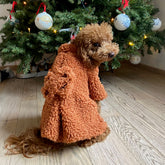 Cappottino "Teddy" Brown | Comfort e Stile per Barboncini Made in Italy