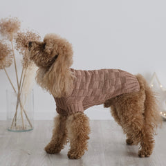 Maglioncino "Coccole" di Cotone | Vari Colori per Cani di Taglia Piccola