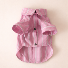 Camicia Amalfi Rosa | Abbigliamento per Barboncini