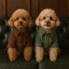 Camicia di Velluto | Eleganza e Confort per Barboncini