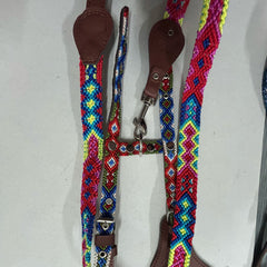 Combo Pettorina e Guinzaglio "Messico & Nuvole"