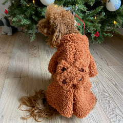 Cappottino "Teddy" Brown |  Comfort e Stile per Barboncini Made in Italy