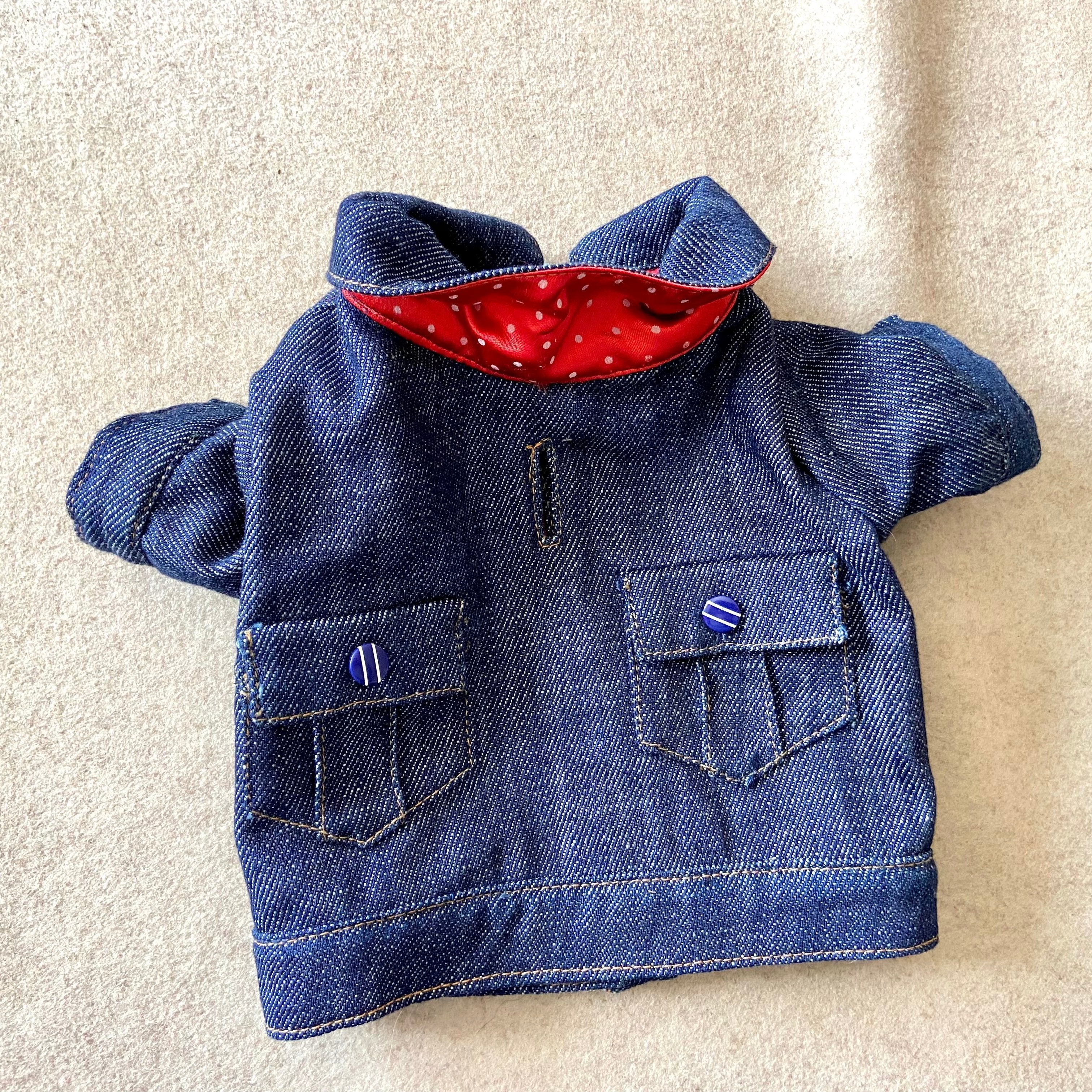 Giacchetto Jeans Denim per Barboncino