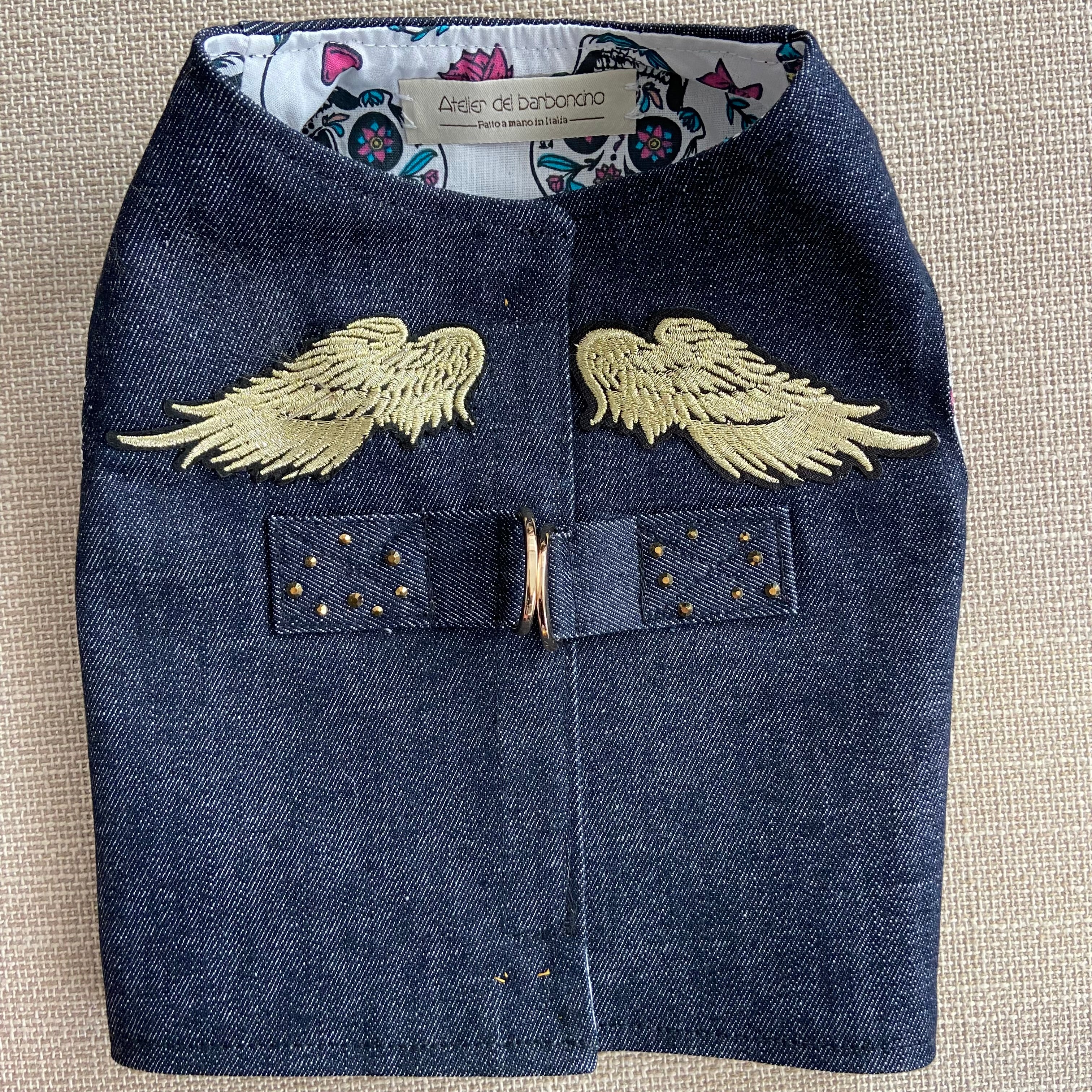 Pettorine Sartoriali Creative in Jeans per Barboncini | Edizione Limitata