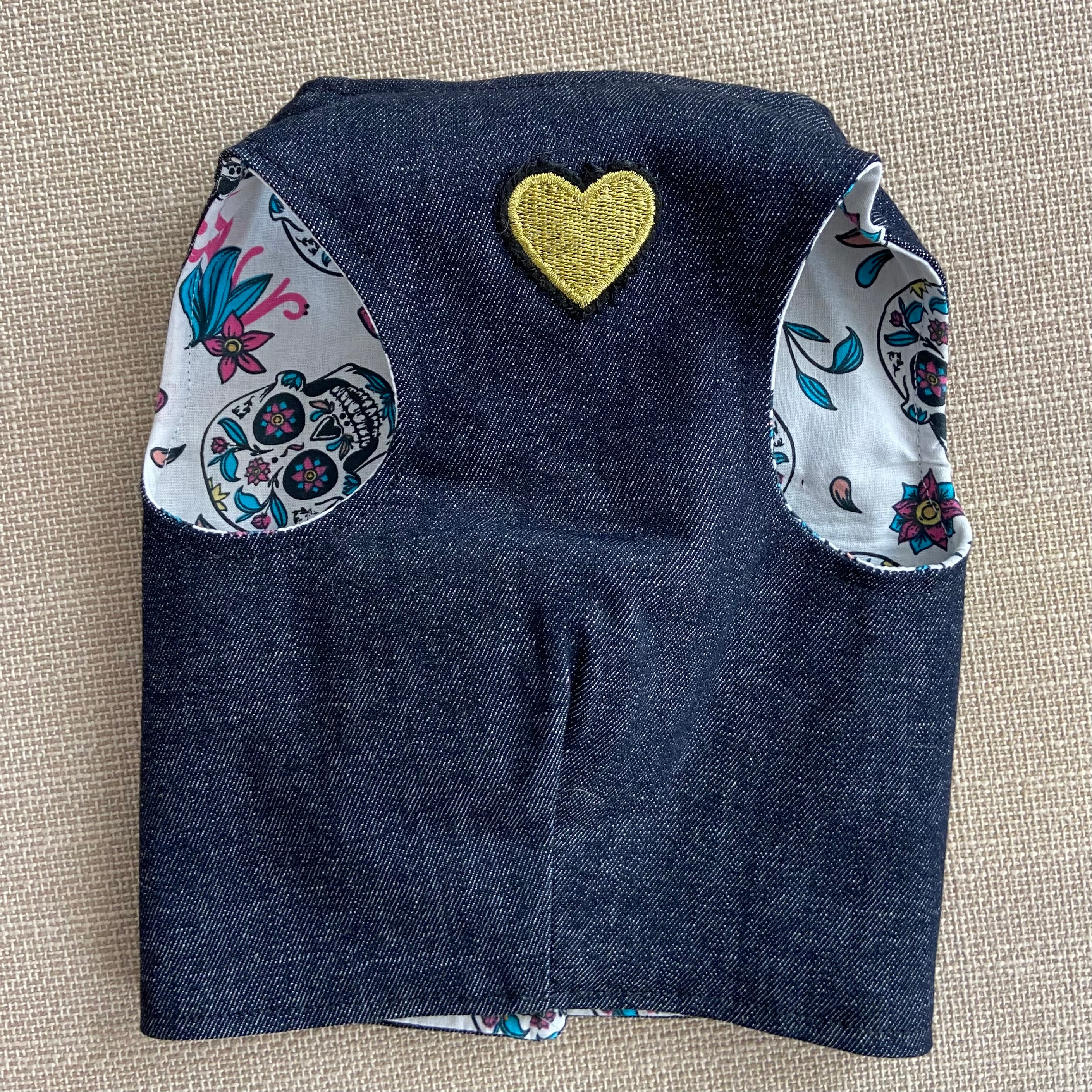 Pettorine Sartoriali Creative in Jeans per Barboncini | Edizione Limitata