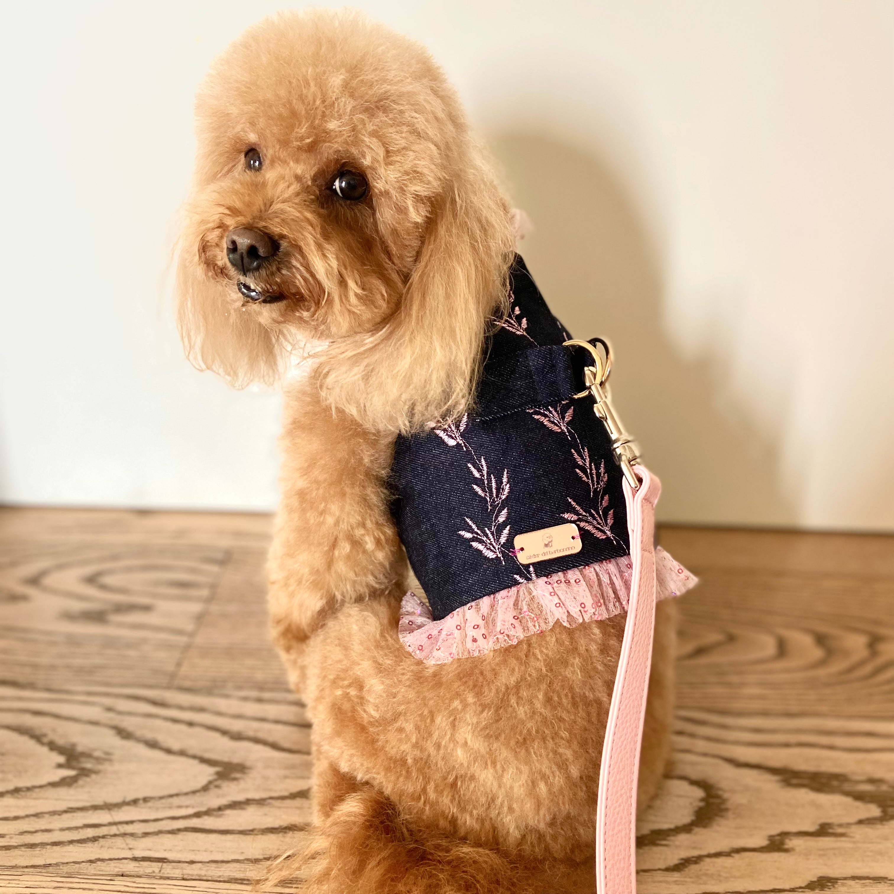 Pettorine Sartoriali Creative in Jeans per Barboncini | Edizione Limitata