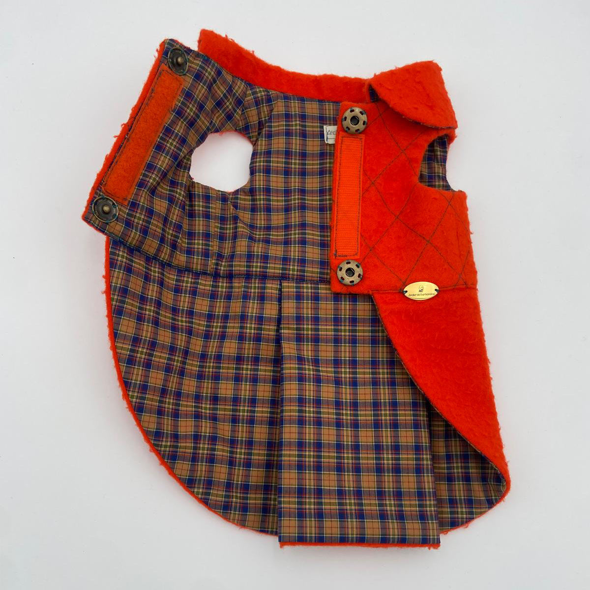"Audry" Cappotto Casentino | Eleganza e Confort Made in Italy | Abbigliamento per Barboncini