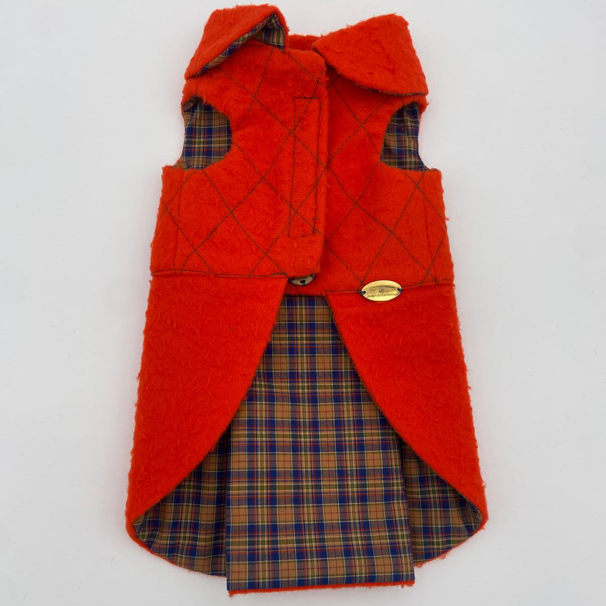 "Audry" Cappotto Casentino | Eleganza e Confort Made in Italy | Abbigliamento per Barboncini