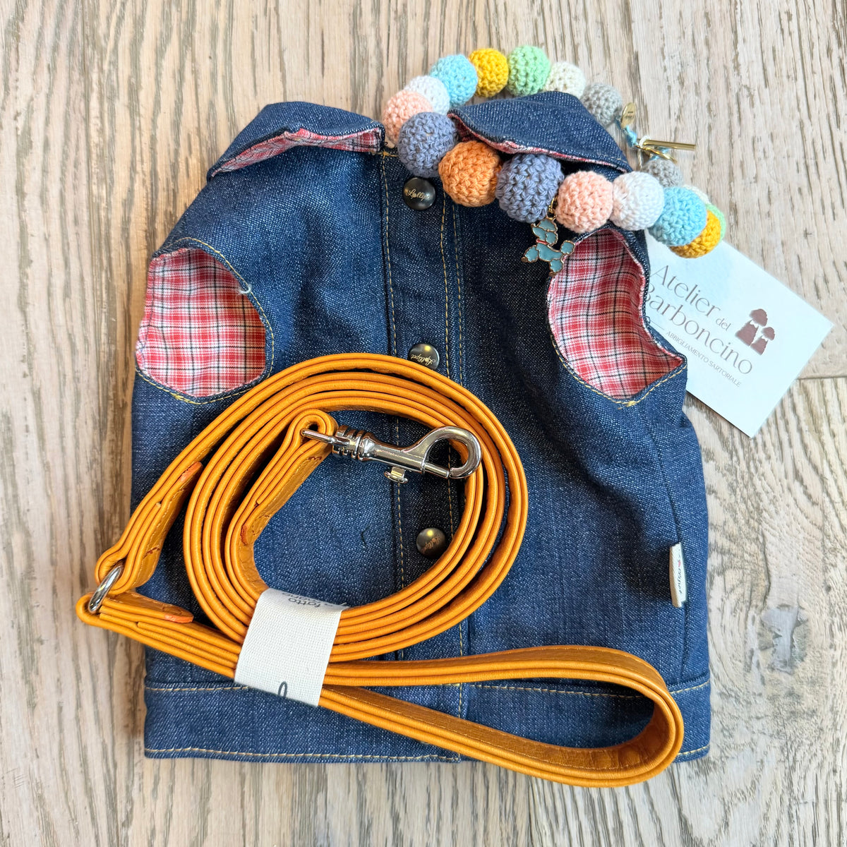 Giacchetto Jeans Denim per Barboncino