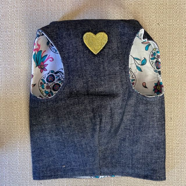 Pettorine Sartoriali Creative in Jeans per Barboncini | Edizione Limitata