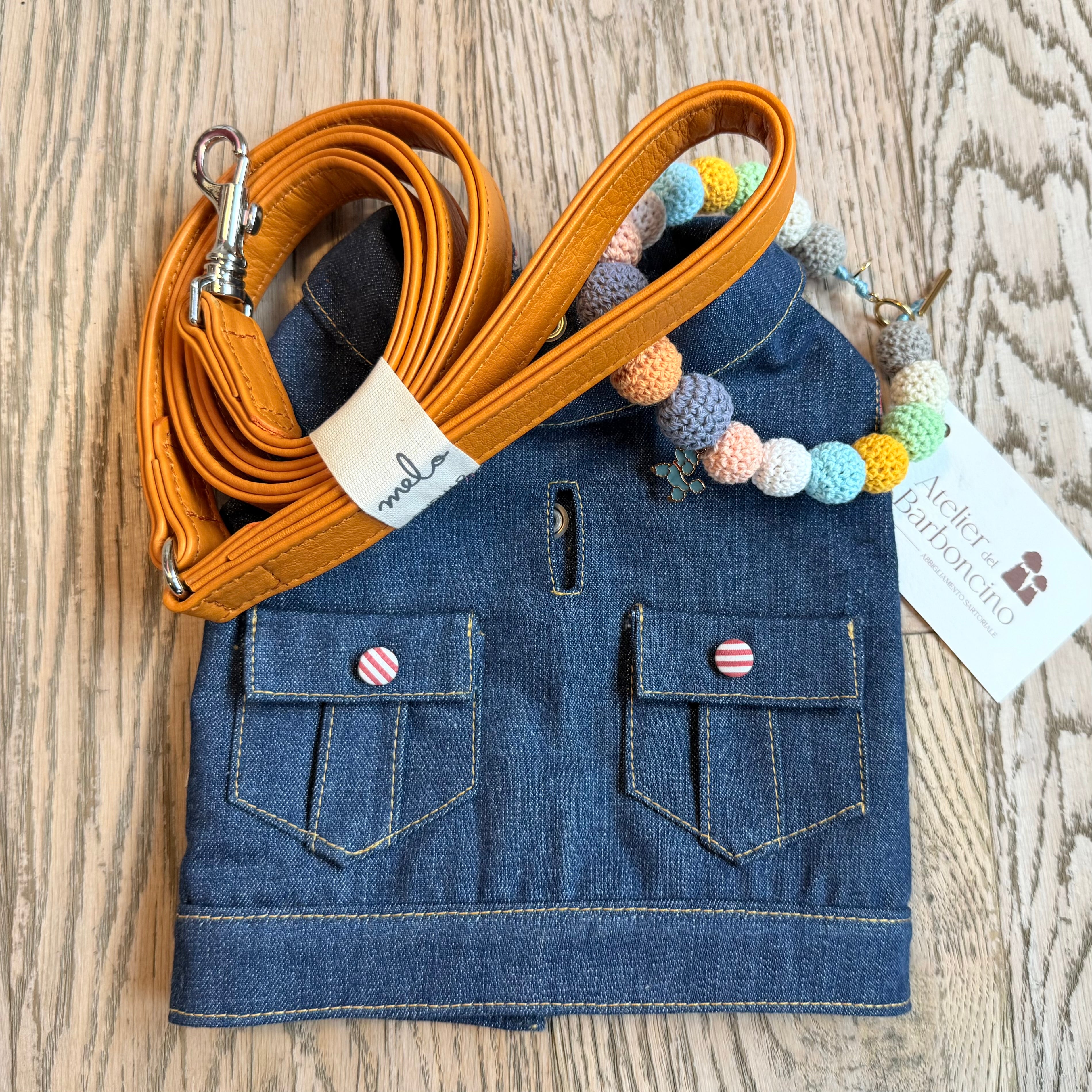 Giacchetto Jeans Denim per Barboncino
