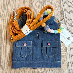 Giacchetto Jeans Denim per Barboncino