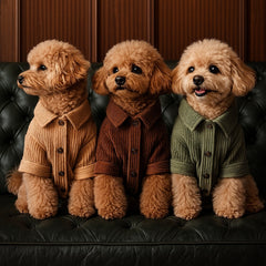 Camicia di Velluto | Eleganza e Confort per Barboncini