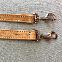 Camel leather leash