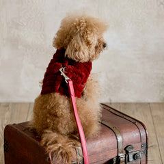 Faux fur harness - stripes