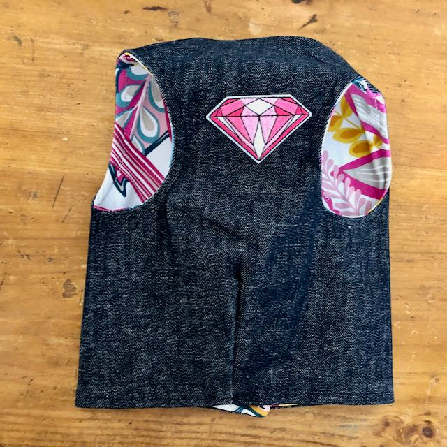 Pettorine Sartoriali Creative in Jeans per Barboncini | Edizione Limitata
