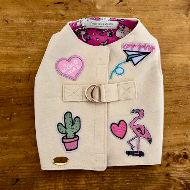 Pettorine Sartoriali Creative in Jeans per Barboncini | Edizione Limitata