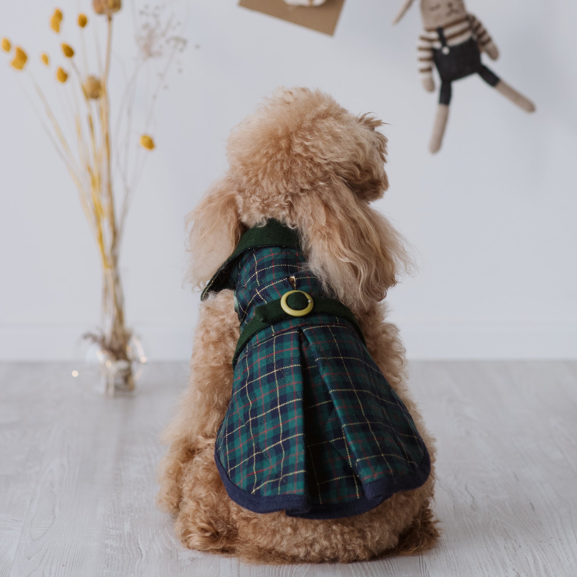 Tartan Green Coat