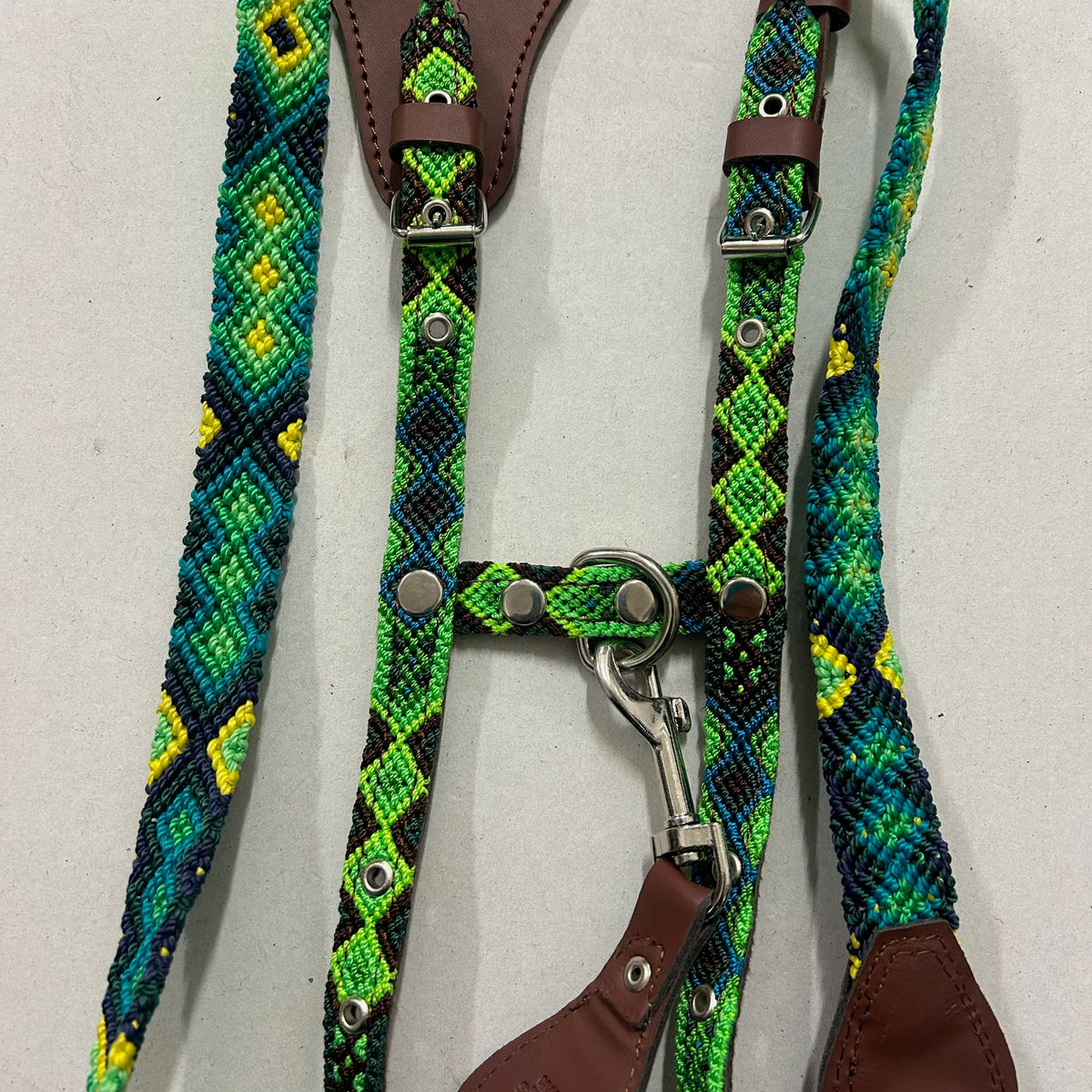Combo Pettorina e Guinzaglio "Messico & Nuvole"