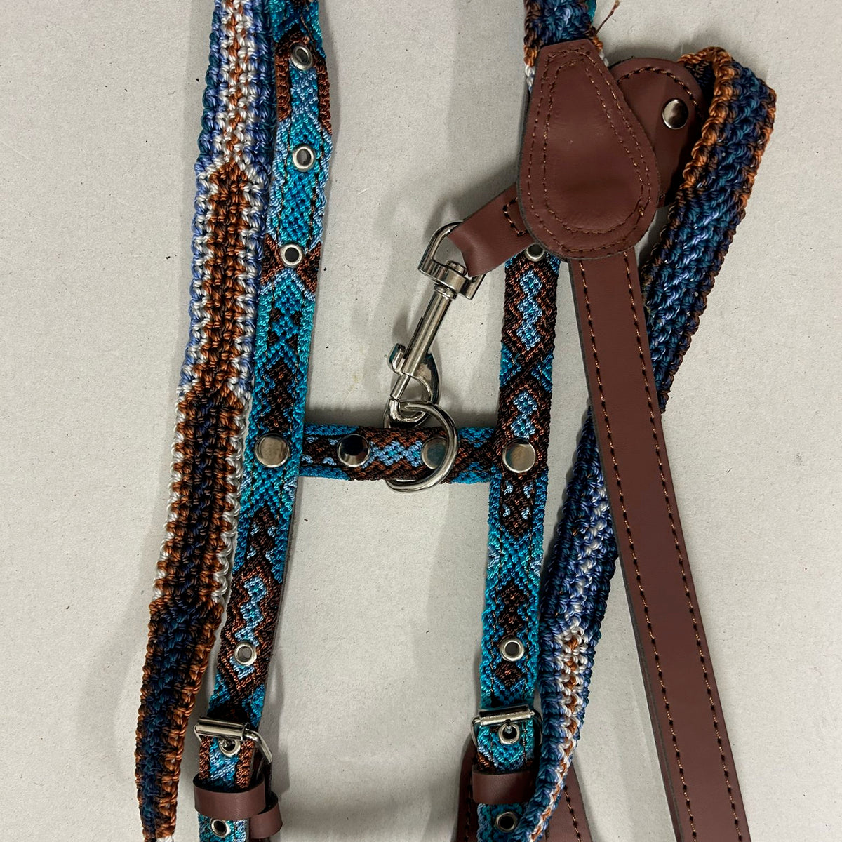 Combo Pettorina e Guinzaglio "Messico & Nuvole"