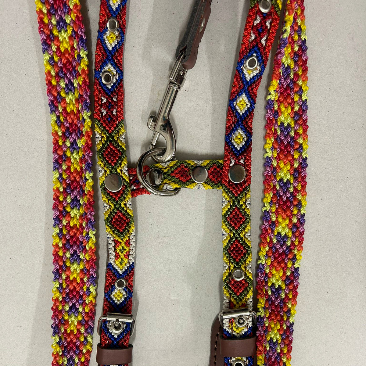 Combo Pettorina e Guinzaglio "Messico & Nuvole"