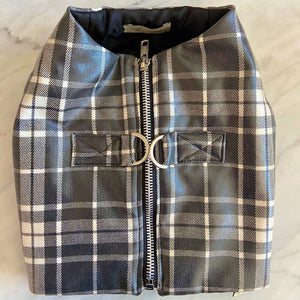 Waterproof bib - tartan