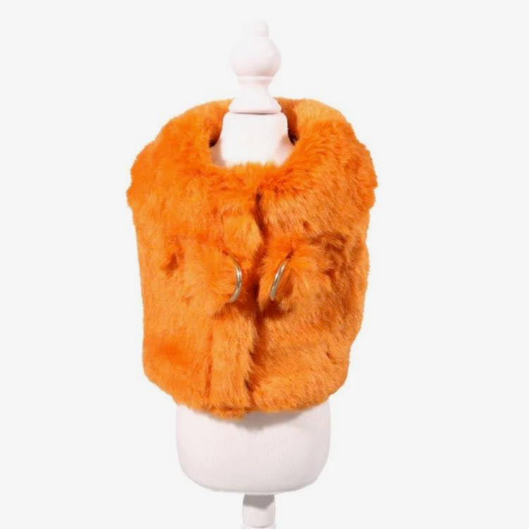 Faux fur harness - smooth