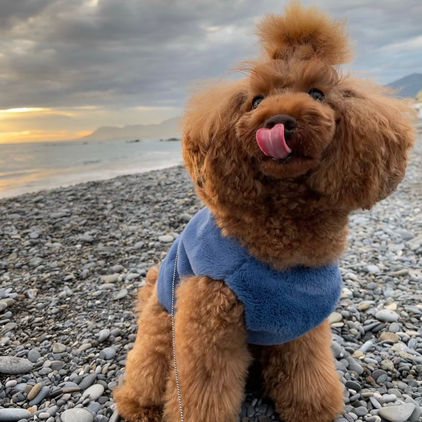 Faux fur harness - smooth