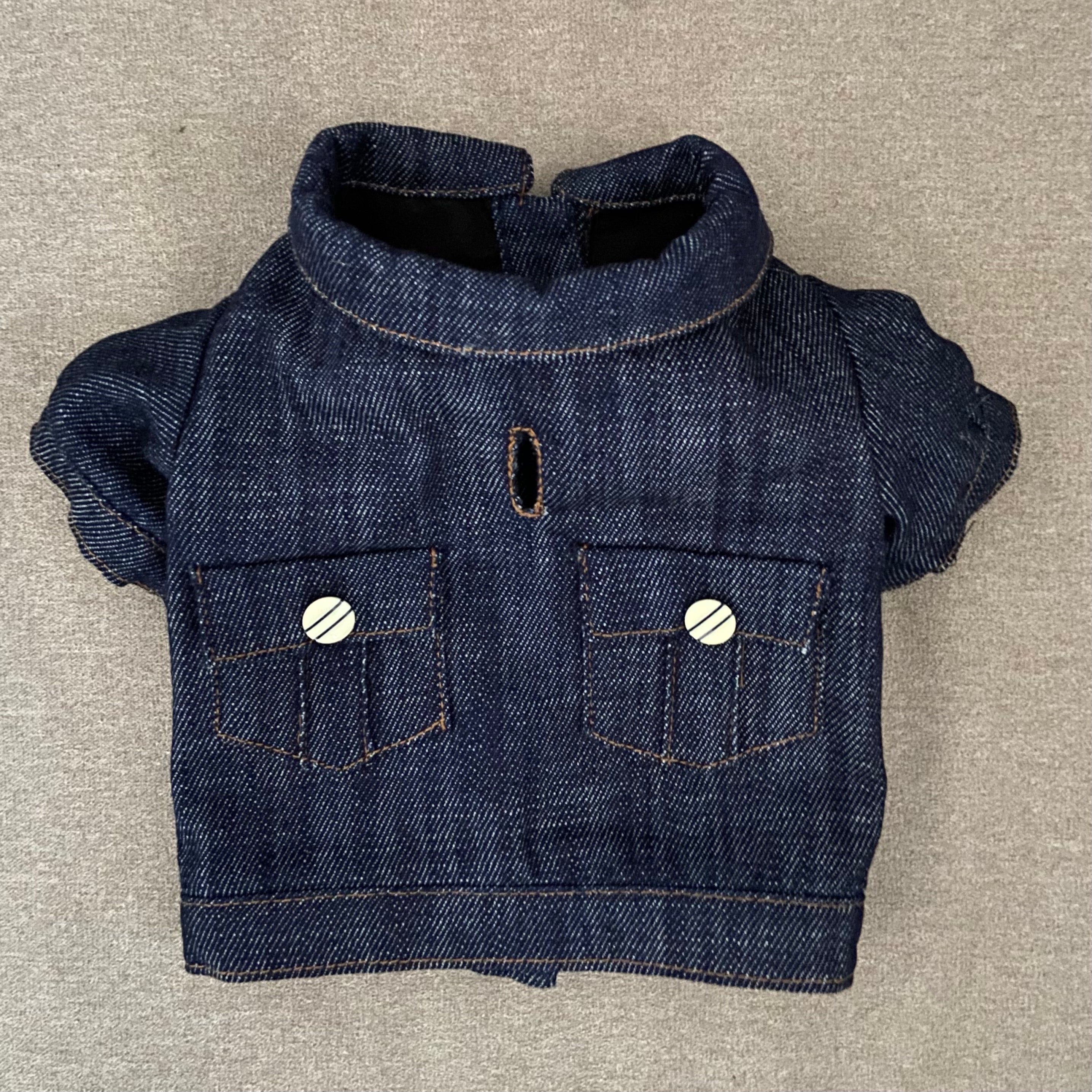 Giacchetto jeans per Barboncino | Denim, Bianco, Rosa, Oro