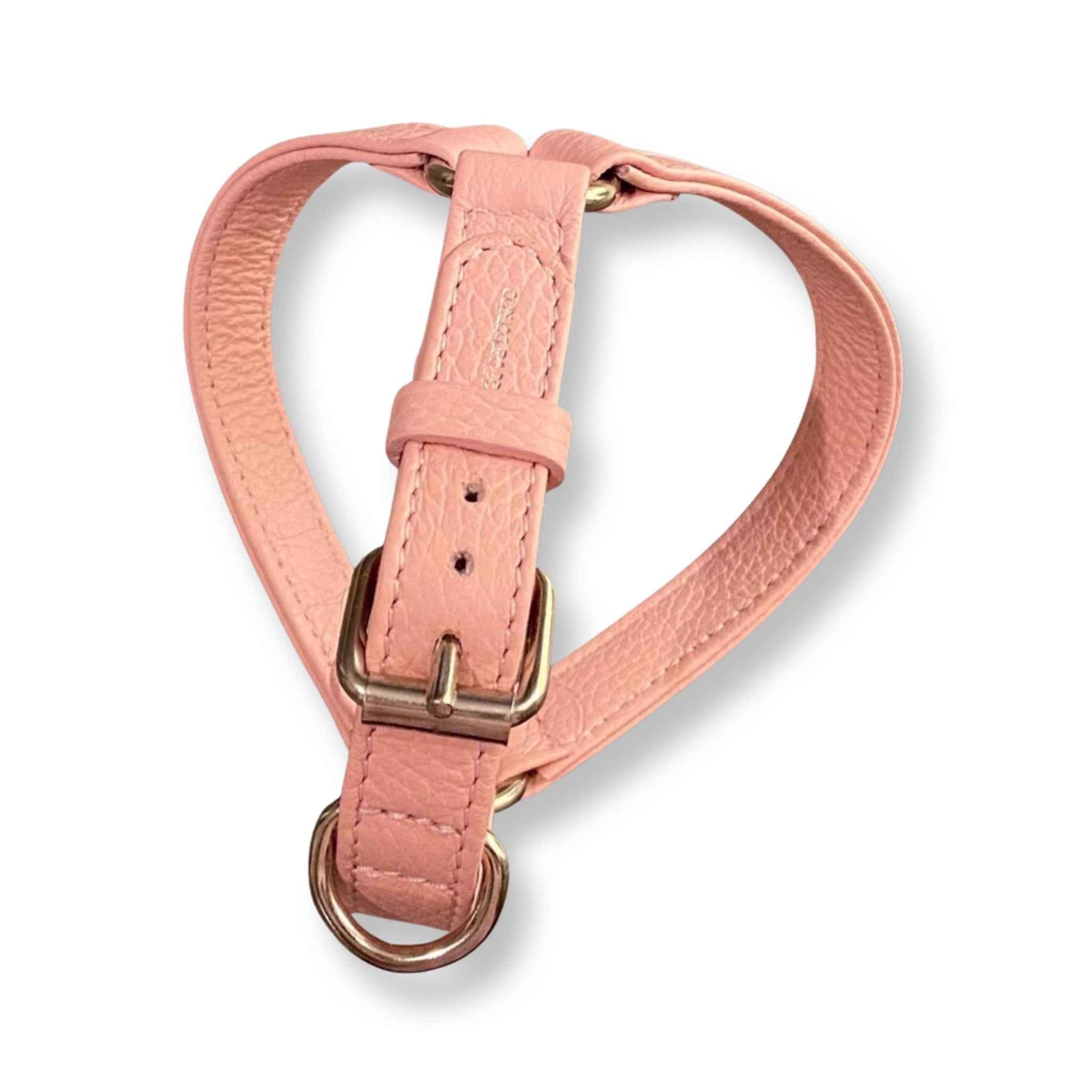 Pink leather harness