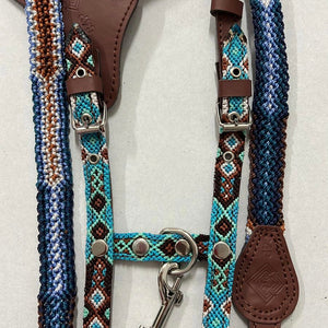 Harness + Leash "Mexico &amp; Clouds"