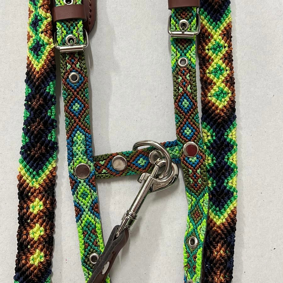 Harness + Leash "Mexico &amp; Clouds"